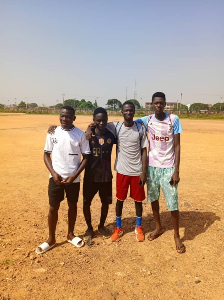 Youth Sport Builds Confidence When Playing Time Is Fair young footballers training on a field